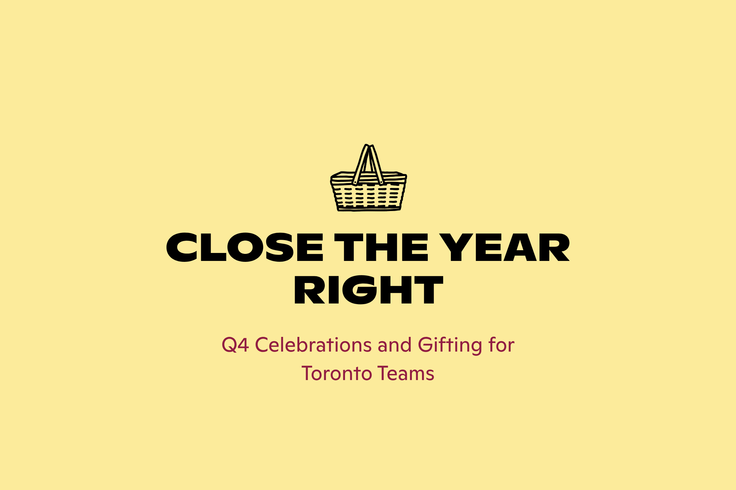 Q4 celebrations and gifting, from Good Cheese