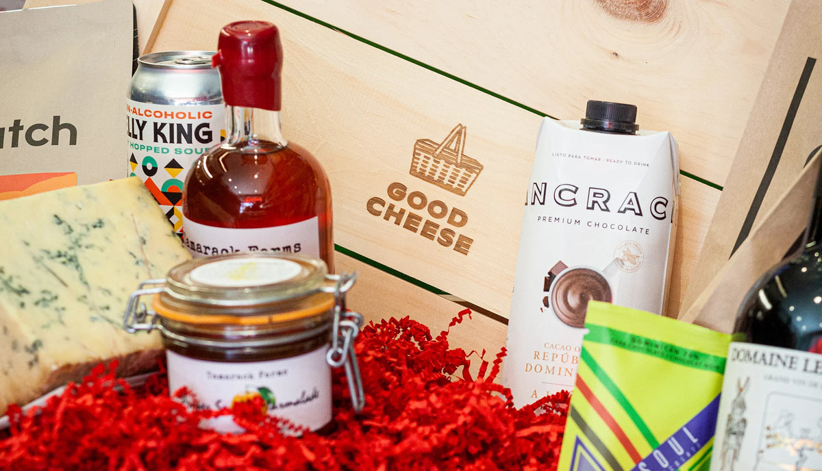 Good Cheese Pinot Noir and Triple Creme gift box
